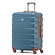image 1 of Flight Knight 25" 4 Wheel ABS Hard Case Medium Suitcase 100+ Airlines Approved - easyJet, British Airways, Ryanair, Jet2, Emirates & Many More - Check-in | Blue | Blue/Tan | Medium
