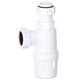 image 7 of SPARES2GO Telescopic Waste Bottle Trap 40mm 1.5" Basin Bidet Urinal Bathroom Kitchen Sink 75mm Seal