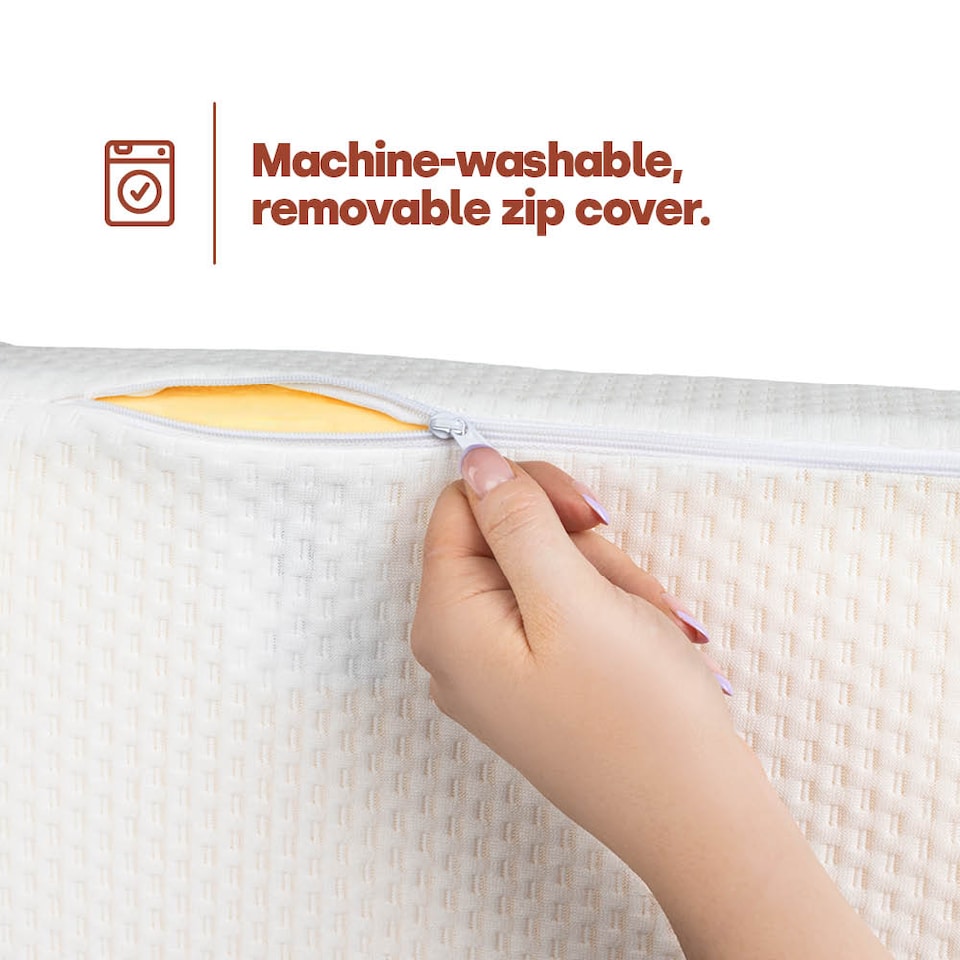 image 1 of Memory foam neck contour pillow