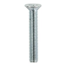 Timco - Metric Threaded Machine Screws - PZ - Countersunk - Zinc (Size M5 x 12 - 100 Pieces)
