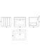image 2 of Balterley Wall Hung 1 Drawer Unit with Stone Basin 1 Tap Hole | Grey | 431 x 600 x 453mm