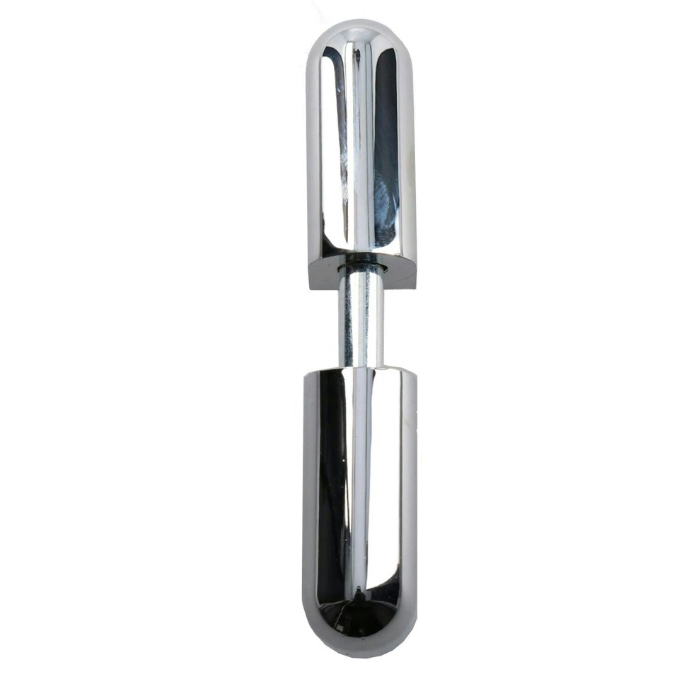image 1 of 2pk Lift Off Chrome Knuckle Hinge Concealed Fixing 16x76mm Heavy Duty Silver