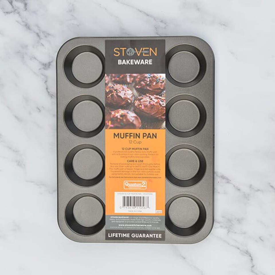 image 1 of Stoven Non-Stick 12 Cup Muffin Pan