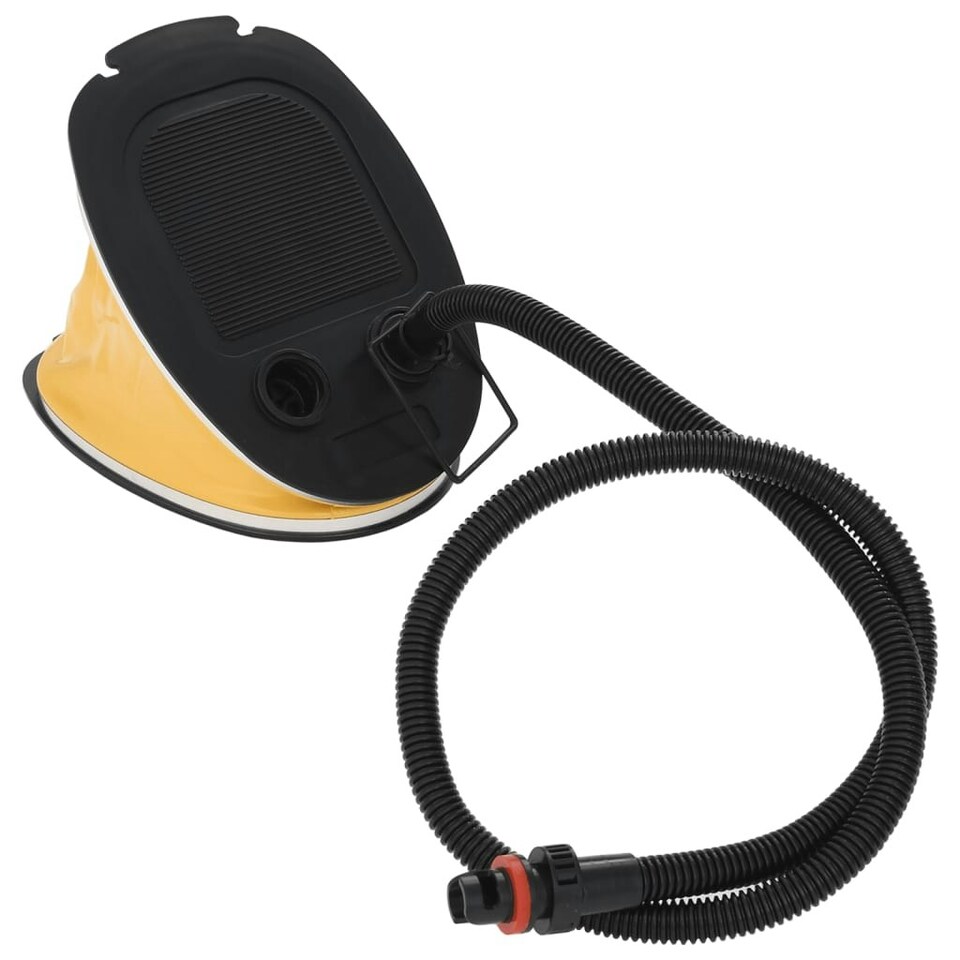 Foot Pump 26x18 cm PP and PE Grey and Yellow Tesco Groceries