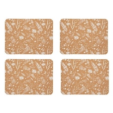 Natural Elements Set of 4 Cork Placemats