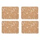 image 1 of Natural Elements Set of 4 Cork Placemats
