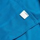 image 7 of Homescapes Cotton Rajput Ribbed Teal Throw - 255 x 360 cm Blue