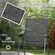 image 4 of Outsunny Folding Chairs Set, Breathable Mesh Fabric Seat, Grey