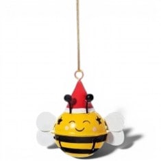 Sass & Belle Bumble Bee Bell Metal Christmas Tree Decoration