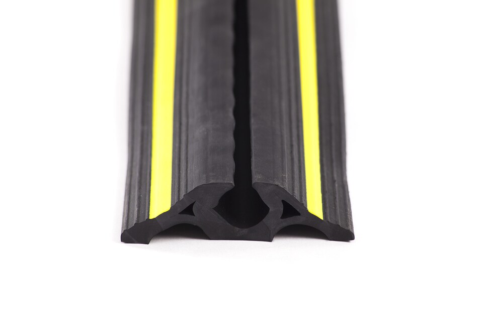 image 1 of The Ramp People Cable Protector - Rubber 2000kg Protect Electrical Cables, Wires, EV Charging Cables