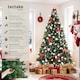 image 2 of Christmas Tree Prancer - artificial tree in green, injection moulded needles | Green | green | 7ft | 1