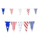 image 2 of Stars and Stripes Deconstructed Party Bunting 10m with 20 Pennants