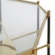 image 5 of Allessi Silver Metal and  Side Table with Black Legs Black