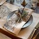 image 3 of The Just Slate Company Set of 4 Highland Cow Linen Napkins