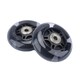 image 1 of Flashing Black Rear Wheels Set - 3 Wheel Scooter