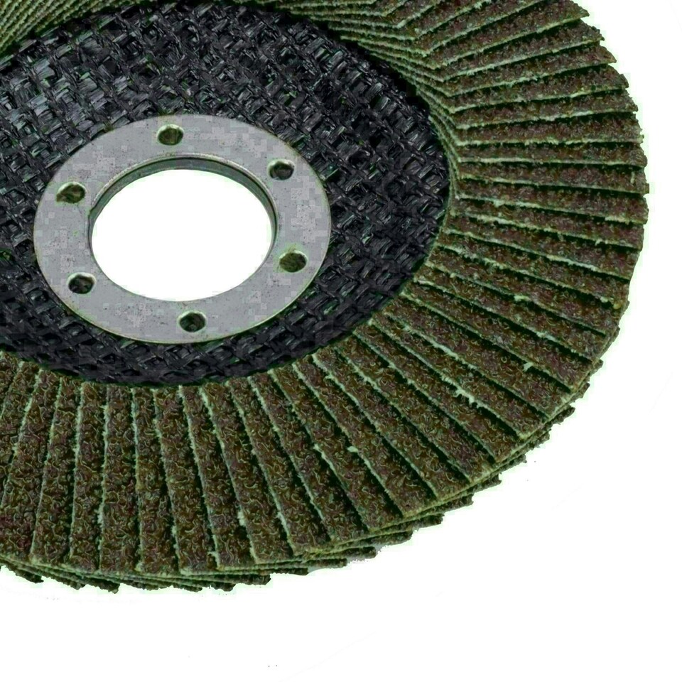 image 1 of Type 29 Premium Flap Grinding Sanding Discs 80 Flaps 40 Grit Coarse 115mm 60pk