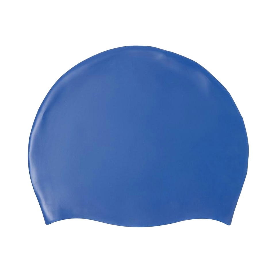 image 1 of Speedo Childrens/Kids Silicone Swim Cap - Blue - One Size