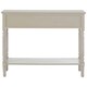 image 4 of Interiors by Premier Grey Console Table for Hallway, Pine Wood  Wood Table for Home Décor with 3 drawers Grey
