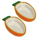image 1 of 2 Small Animals Pet Carrot Shaped Bowls For Nibbles Food 5.3" Orange