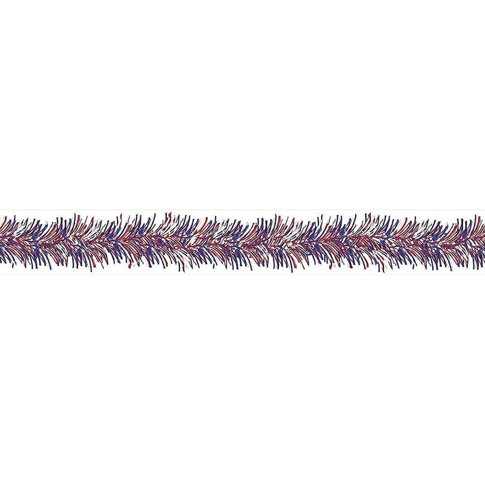 Amscan A Day To Remember Tinsel - Red/Blue/White - One Size