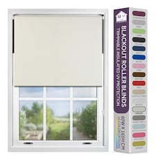 85cm Wide Blackout Roller Blind 165cm Drop
