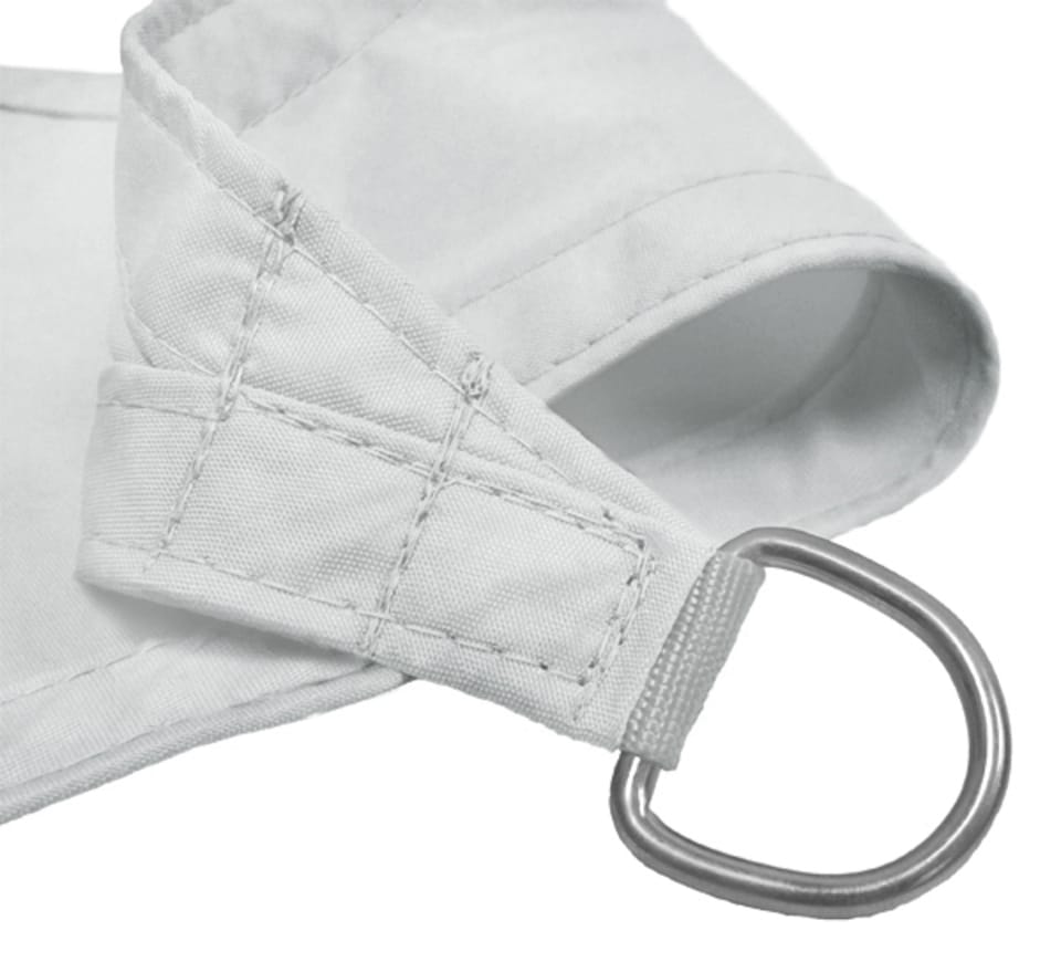image 1 of 6m x 5m Rectangle Waterproof Polar white Sun Shade Sail