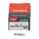 image 3 of Timco - Metal Cavity Anchors - Zinc (Size M4 x 38 (45mm Screw) - 100 Pieces)