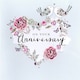 image 1 of On Your Anniversary Buttoned Up Greeting Card Embellished Cards