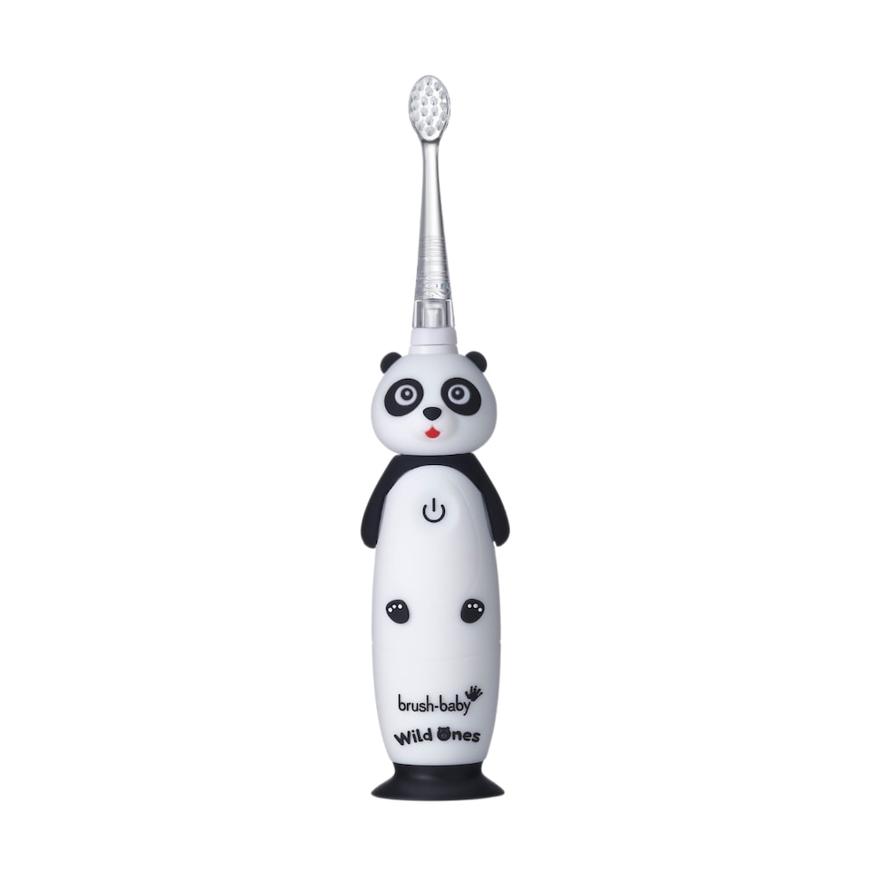 image 1 of Brush Baby WildOnes Panda Kids Electric Rechargeable Toothbrush