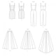 image 2 of McCall's 8450 Paper Sewing Pattern – Women’s Dresses, Jumpsuits & Skirts, UK Sizes Bb (20W–22W–24W–26W–28W), Intermediate