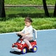 image 2 of AIYAPLAY Ride On Car Foot to Floor Design with Under Seat Storage, Red