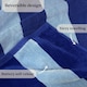 image 5 of Extra Large Organic Cotton Striped Beach Towel | Blue | Navy/Sky Blue | One size | 1