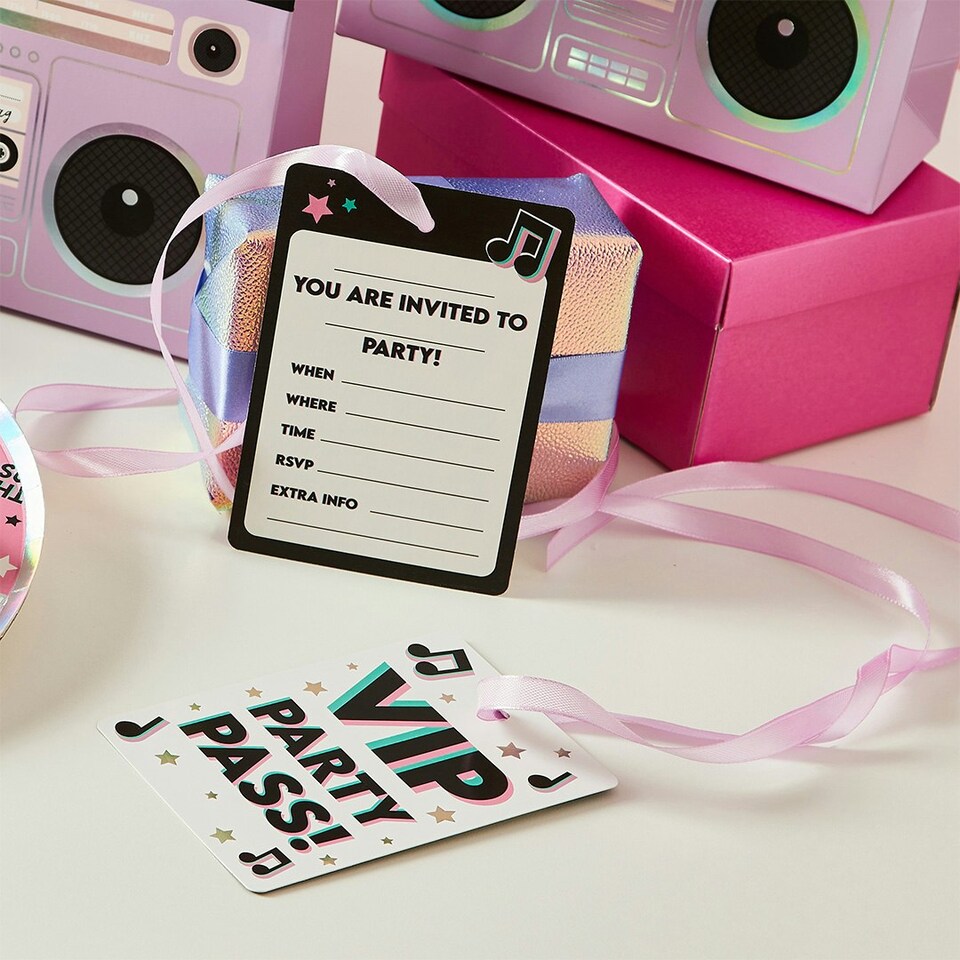 image 1 of VIP Pass Party Invitations - Pack of 10