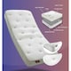 image 5 of 4ft Small Double Latex Open Coil Mattress - (120cm)