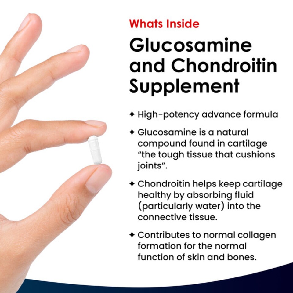 image 1 of Glucosamine Sulphate & Chondroitin & Vit C Turmeric