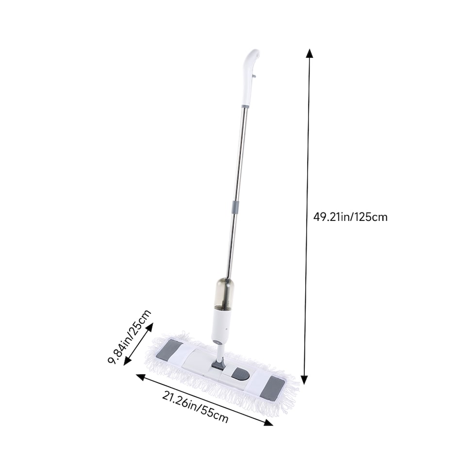 image 1 of Living and Home Multifunctional Spray Mop | White