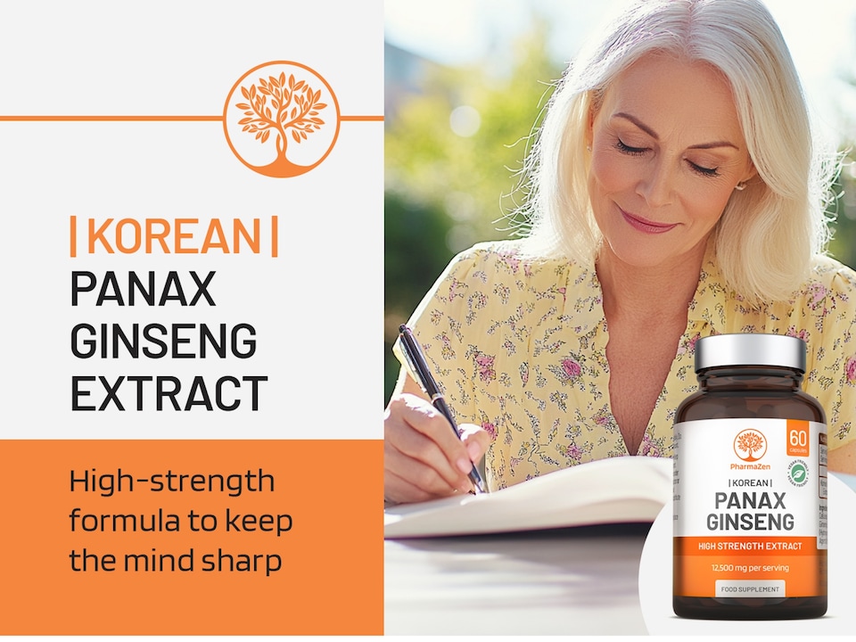 image 1 of PharmaZen Korean Panax Ginseng Extract 60 Capsules