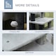 image 5 of PawHut Dog Steps for Bed 4 Step Pet Stairs Cat House with Detachable Cover