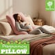 image 2 of Nicola Spring Pregnancy Pillow with Storage Bag - 52 inch | Grey | Grey | One Size