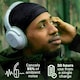 image 6 of BNX-60 Wireless Active Noise Cancelling Headphones with aptX, Cool Grey Grey