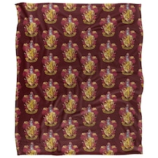 Harry Potter Gryffindor Repeat Print Blanket - Multicoloured - One Size