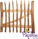 image 2 of Primrose Split Hazel Fencing Garden Gate Traditional Fence W1m x H1.2m | Brown | Brown