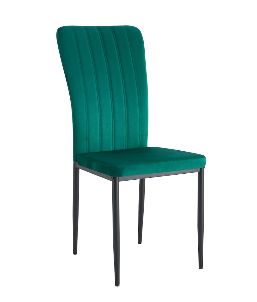 image 1 of MCC Direct Set of 6 Velvet Dining Chairs Upholstered Kitchen Accent Chairs Elle