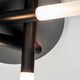 image 5 of BHS Cindy Flush Ceiling Light, Black