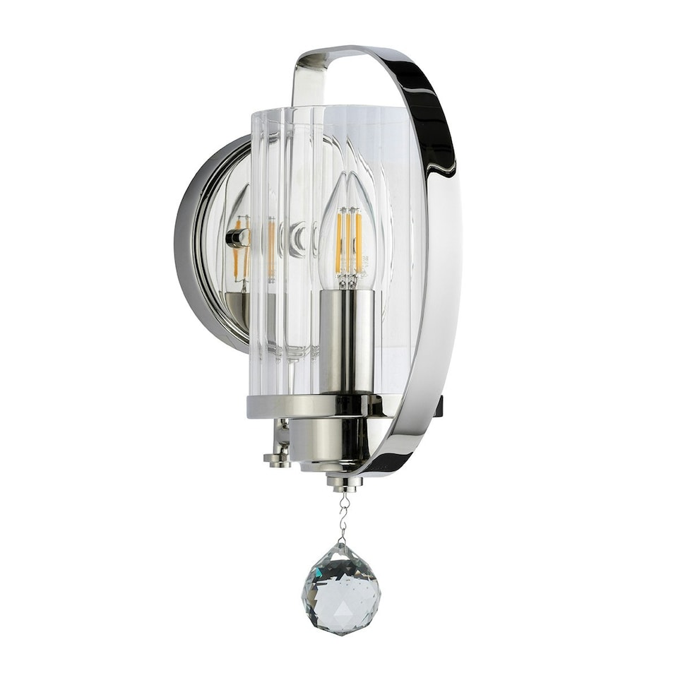 image 1 of Cassie 1 Light Wall Light Polished Nickel