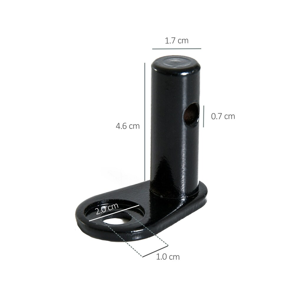 image 1 of HOMCOM Coupling Accessory Pet Luggage Bike Bicycle Trailer Connector Attachment