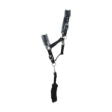 Hy Sport Active Head Collar And Rope - Black - Pony