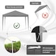 image 7 of Outsunny 3 x 3 m Garden Pop Up Gazebo Marquee Party Tent Wedding Canopy Grey