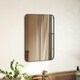 image 6 of HOMCOM 70cm Rectangle Mirror, Wall Mirror for Bathroom, Black