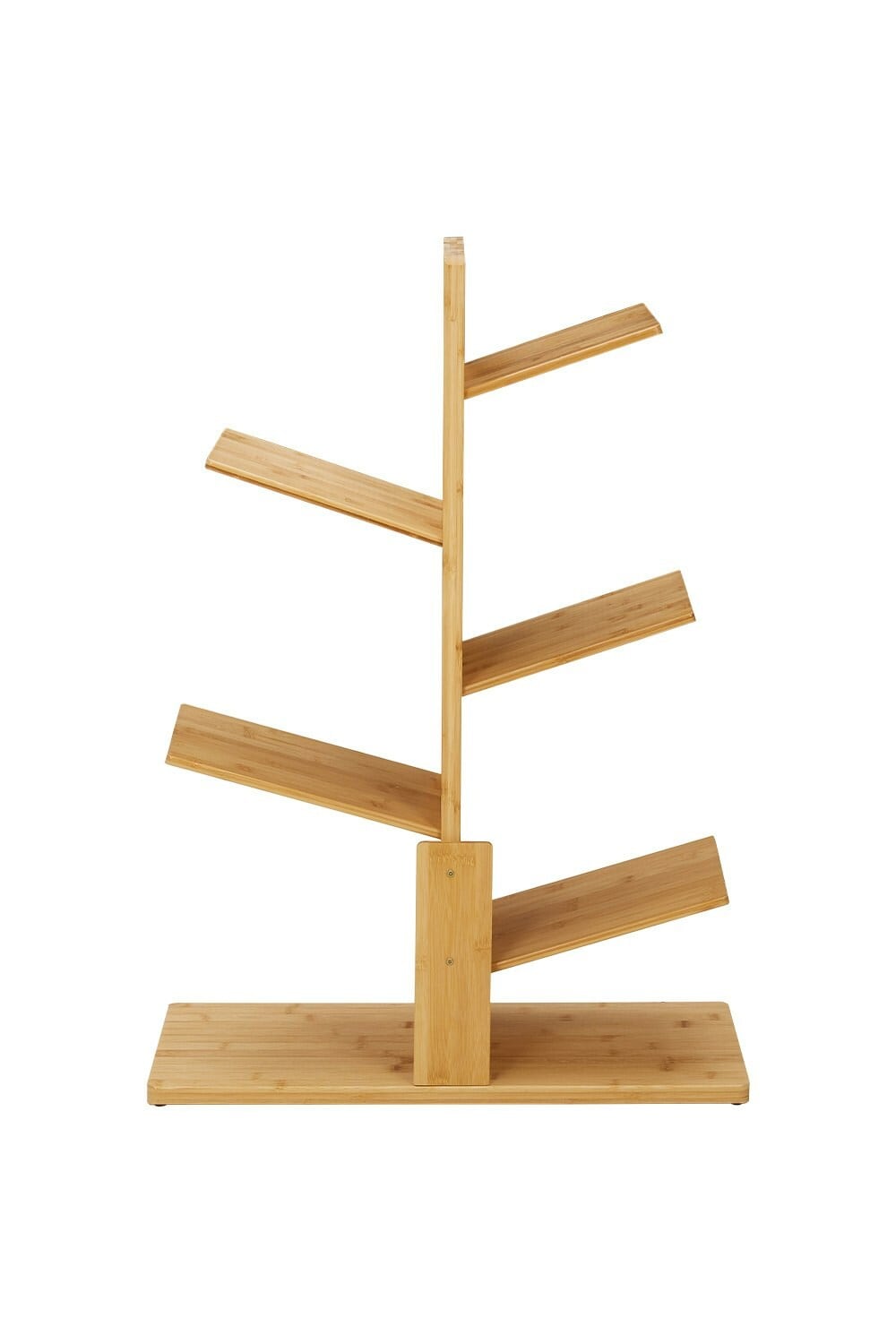 Living and Home 5-Tier Wooden Tree Bookshelf - 84.5 cm Brown